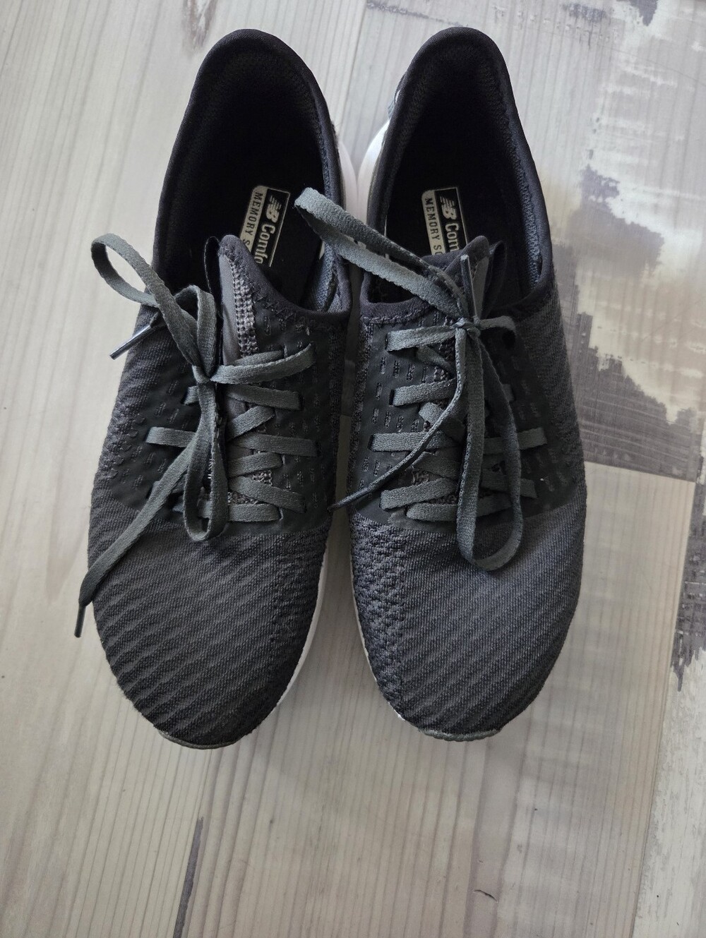 New Balance Women's Black Lace-Up Sneakers